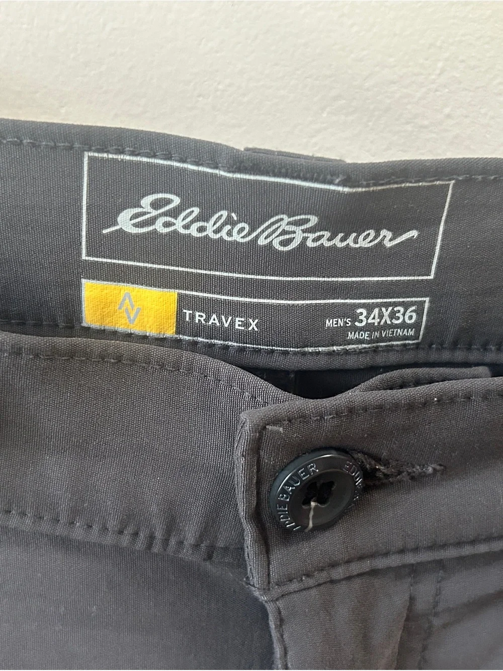 Eddie Bauer Gray Travex Pants 34x36